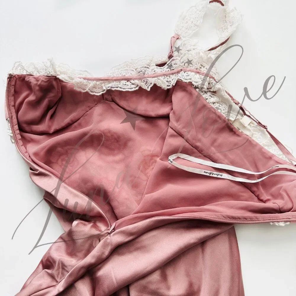 FOR LOVE & LEMONS Chelsea Embroidered Floral Maxi Dress NWT! - Picture 12 of 14